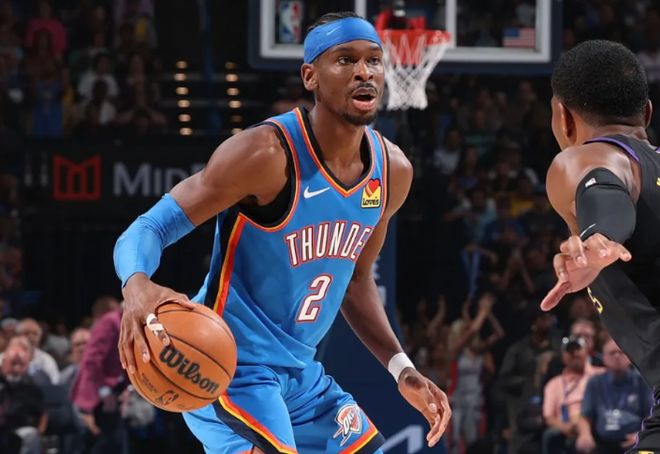 雷霆43分狂胜湖人 东契奇旧伤复发恐缺席关键战