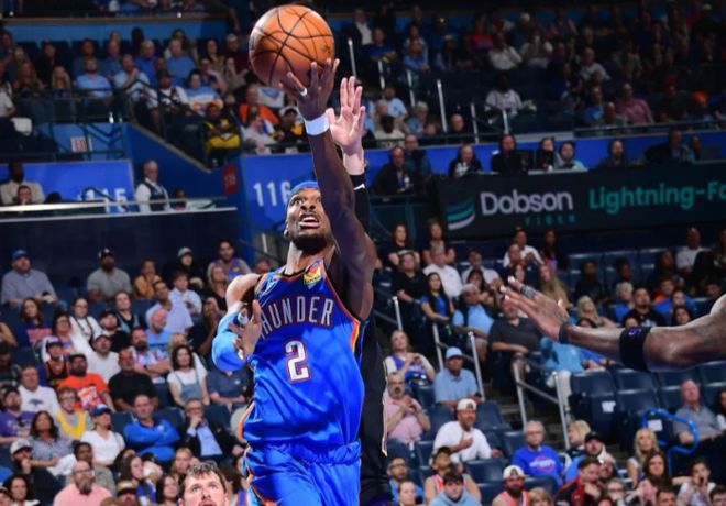 雷霆43分狂胜湖人 东契奇旧伤复发恐缺席关键战